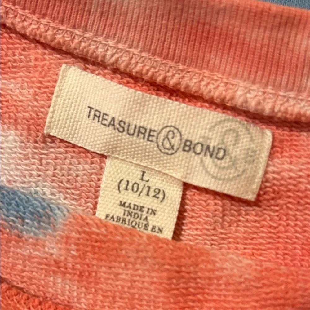 Treasure & Bond Kids Tie-Dye Matching Set - Red, Blue, Yellow